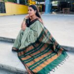 Anshita Akbarsha Instagram - Smile always ☺️ Saree @bhuvanasilkhouse_salem #saree #sareelove #traditional #tranding #happy #smile #bepositive