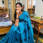 Anshita Akbarsha Instagram – Mom’s saree love 🧿
@dhulkargulami 
#behappy #love #smile #bepositive #speadlove