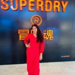 Anshita Akbarsha Instagram - “KARMA SAID,” If you break someone’s heart and they still talk to you with the same excitement and respect, Believe me, they really love you. 👗 @camellia_dezigns #be #smile #life #happy #red #positivity #bepositive