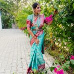 Anshita Akbarsha Instagram – Learn to value yourself, which means: fight for your happiness.” 
Jewels @new_ideas_fashions 
Saree @sarvatva.chennai 
#smile #love #traditional #vijaytvserial #chellamma #oxidisedjewellery #saree #sateelove #treading #traditional