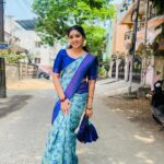Anshita Akbarsha Instagram - Saree love🤍🧿 Saree @bhuvanasilkhouse_salem #saree #sareelove #treading #traditional #bepositive #malayalamsongs #nostalgiamusic #insta #instatrend