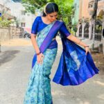 Anshita Akbarsha Instagram - Saree love🤍🧿 Saree @bhuvanasilkhouse_salem #saree #sareelove #treading #traditional #bepositive #malayalamsongs #nostalgiamusic #insta #instatrend