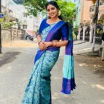Anshita Akbarsha Instagram - Saree love🤍🧿 Saree @bhuvanasilkhouse_salem #saree #sareelove #treading #traditional #bepositive #malayalamsongs #nostalgiamusic #insta #instatrend