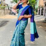 Anshita Akbarsha Instagram - Saree love🤍🧿 Saree @bhuvanasilkhouse_salem #saree #sareelove #treading #traditional #bepositive #malayalamsongs #nostalgiamusic #insta #instatrend