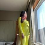 Antara Mitra Instagram – Brighter than my own future !! That was the colour of Sunday afternoon gig ! 

Outfit by – @labelsunantamadaan 
Styled by – @style_by_hetaljogi
