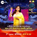 Antara Mitra Instagram - Tonight 8:30 . And every Saturday - Sunday 9:30 on @zeebanglaofficial A fresh new Season of SaReGaMaPa ♥️ Do watch 🌹🧿 Outfit by - @labelanitas Jewellery by - @sorayaajewels_ Styled by - @style_by_hetaljogi Assisted by - @akansh_02_12 Mua - @meghna_make_up_artist
