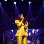 Antara Mitra Instagram - Last Night Navi Mumbai gave so much love — 💛 My heart is full of gratitude #NaviMumbai #BengaliAssociation #cancerfundraiser Outfit by - @labelnishthabandal Jewellery by - @morpankh_jewels Styled by - @style_by_hetaljogi Assistant by - @khushboopeshwani_12 @akansh_02_ @talentwala.in