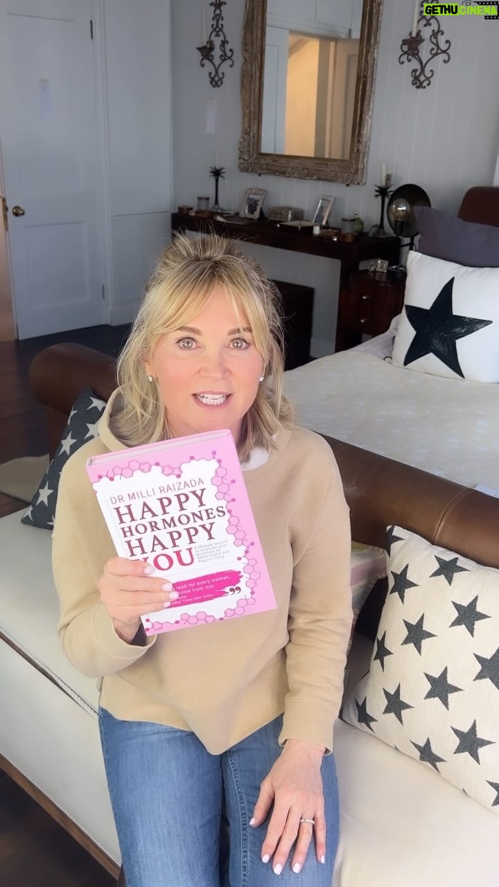 Anthea Turner Instagram - This is a book you need! I have this book by the side of my bed I have dipped into it so many times now, its Called “ Happy Hormones” By @drmilli , her talent is communication, she speaks with medical authority that’s understandable to us all. If Knowledge is power then this book gives you the power. I can’t recommend this enough head over to her page to see more and where to get this brilliant book! I know you will be enlightened by this one.