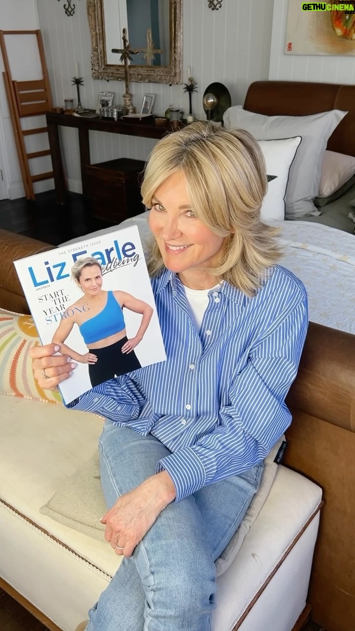 Anthea Turner Instagram - If you haven’t already got your copy of @lizearlewellbeing magazine via your subscription do give it a try. This Jan/Feb is packed with loads of tips on how we can live fitter for longer. You get 6 a year but can try a one off. I’m a chucker out but can’t throw these away far to precious 🫶
