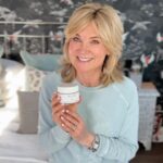 Anthea Turner Instagram - Thank you for loving BALM 6 so much but we’ve sold out!! Totally miss calculated our avalanche of orders but don’t worry we’re mixing, whipping, filling, labelling as quickly as we can. You know its all hand made in Kent using the finest ingredient so please bear with us Next drop will be sent out on the 9th of April. You can pre-order on my website so yours will be at the very front of the posting queue. Head to the link in my bio or directly to - www.antheaturner.com I’m also on my last jar and guess what? This afternoon I dropped it on a tiled floor broke the jar and just spent the last 20 mins saving as much as I can picking glass out of the balm - Agggggg Had a ‘home day’ today catching up with paperwork and putting things back in the kitchen after our reno so took the opportunity to smother my face in BALM all over my face letting it soak in and nourish my skin. Sweat Shirt - Old but Zadig and Voltare probably in their sale X