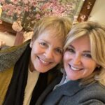 Anthea Turner Instagram - There are friends you don’t see for years then when you do it was like yesterday. Pam and I met at @bbcstoke back in the 80’s when BBC local radio was an integral part of the community together with the local paper, police station, bank, post office the list is sad and endless 😕 We decided to treat ourselves to lunch at @langham_london because the last time we were both, at this now magnificent hotel, it was the BBC canteen !! We talked, talked and talked some more. Love you Pam O’Brian @kramerknows ❤️