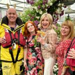 Anthea Turner Instagram - Few pictures here to show you one of my big reasons for popping over to @rhschelsea this year. It was to help champion rose breeder Ian Limmer of @peterbealesroses launch his new baby. This beautiful cluster rose called ‘With Courage’ will help raise ‘hopefully’ around 40k for the @rnli As you know, Blue Peter has a long history of support for the RNLI During my time on the show I took part in many of their training exercises, so many in fact I had my own uniform!! 30 years later I wore it proudly again and for the last time as I’ve donated it compleat with badges to the RNLI Museum in Tenby Pembrokeshire - The place aged 6 with Dad I watched my first launch. It’s not there yet but when it is I’ll feel very proud 😊 Obviously the BP fam were also there to help and just great to be with @lindseyjrussell and @missjanetellis Also a delight to meet another supporter @joannascanlanofficial 🎭 What a team !!🌺🌺🌺🌺