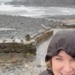 Anthea Turner Instagram - Our last day and Devon gave us bracing rain - Didn’t dampen our spirits !! After the beach dried off with a great pub lunch in The Wreakers Bar at The Hartland Quay Hotel. Then with huge reluctance packed for home and said goodbye @berry.barn.hartland . So good to be together now looking forward to our next adventure. Raincoat - @ilsejacobsen Had it for a few years and an investment I’ll never regret ☔️