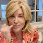 Anthea Turner Instagram - So, another little tip on how I use it. Years ago I worked with a lovely Makeup Artist called Roxanne @roxannenew The first thing she always did, when I sat in her chair ready to be transformed, was brush a balm over my lips. She did it for 2 reasons: 1) To nourish my dry lips so that they were prepared after painting the rest of my face to take her application of lipstick. 2) So that she could easily clean off the foundation powder residue. WHY? Because you never want to apply lipstick or even a gloss over foundation, powder or what o use a foundation /powder. We’ve all looked in horror at that nasty tide line of foundation and lipstick which appears normally at the edges of our mouth, so avoid it happening in the first place. If you are not going to apply makeup no need to dab your lips with a tissue, keep BALM 6 on as a lip balm. I keep BALM 6 on my lips all the time especially when in the house and now, no cracking at all, just hydrated lips. 💋 To order BALM 6 head to the link in my bio or go to - www.antheaturner.com