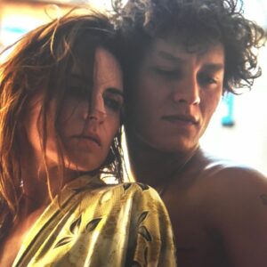 Antje Traue Instagram - Darko & Alina in “King of the Ravens” which is celebrating the world premiere at the 54th Filmfestival Hof.  A lovelstory between two broken hearts trying to find out what love is. Directed by @piotr_j_lewandowski; photographed by @janprahl & leading man @malikblumenthal @karim.guenes @mertdincerofficial @danutastenka_fp_official picture taken by @ishkamichocka