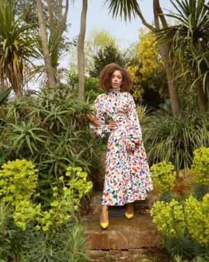 Antonia Thomas Instagram - Thank you so much @hellofashion_uk for having me on the cover of your Summer Issue. I’ll hang out in a tropical garden wearing beautiful clothes with you guys any day! Very grateful to the crazy talented team of people who came together to make this happen. 🌞💛🌞💛🌞💛🌞💛🌞 

Talking all things acting and new series #Suspect out on @channel4 soon! LINK IN BIO. 

@hellofashion_uk 
@vancleefarpels @sandramansour 
Photographer: @timokerber 
Stylist: @lauraweatherburn 
Assisted by: @chlogallacher 
Makeup: @kennethsohmakeup
Hair: @dionnesmithhair 
Nails: @secretspauk
Art Direction: @marion_reilly
Words: @becklesd
Production: @clarepenners
Editor: @mrsjillwanless@