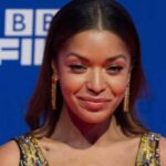 Antonia Thomas Instagram - A brilliant night celebrating a brilliant bunch of creatives. Thank you for having me @bifa_film and @mithridate.official @maisonvalentino @susancaplan the beautiful dress, shoes and Jewels. 💛💫 Styling: @hollyevawhite Styling assistant: @eointhomashiggins Makeup: @francescabrazzo Hair: @alishadobson Publicist: @emhargreaves