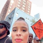 Antonique Smith Instagram – The climate march in NYC on Sunday to end fossil fuels was amazing! 75,000 of us marched to fight for our existence on the planet and to save millions of lives that are in jeopardy right now because they don’t have clean air and clean water and those dying because of this crazy weather everyone’s experiencing. That’s only gonna get worse. And that’s why we fight….to have people be more important than profits. And we will fight till we win. ✊🏾❤️ #NYCClimateMarch #NYCClimateWeek #StopPetrochemicals 
#EndFossilFuels
