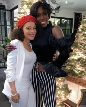 Antonique Smith Instagram - #AboutAWeekAgo I adore my sis @badassboz!!! ❤️ Talk about #goals!! She is all of them! 🙌🏾✊🏾Had a wonderful time at her Christmas party! Had a Parisian theme! I think I nailed it. 😊😂 Can't wait to see how she continues to conquer the world in 2020! Love you Boz!! 😘