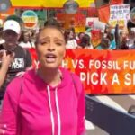 Antonique Smith Instagram – The climate march in NYC on Sunday to end fossil fuels was amazing! 75,000 of us marched to fight for our existence on the planet and to save millions of lives that are in jeopardy right now because they don’t have clean air and clean water and those dying because of this crazy weather everyone’s experiencing. That’s only gonna get worse. And that’s why we fight….to have people be more important than profits. And we will fight till we win. ✊🏾❤️ #NYCClimateMarch #NYCClimateWeek #StopPetrochemicals 
#EndFossilFuels