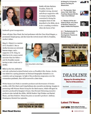 Antonique Smith Instagram - SURPRISE! 😍 I have the HONOR of playing the Queen Aretha Franklin's mother, Barbara Franklin in the amazing limited series Genius: Aretha!!!! ☺️ Y'all know Aretha was one of my main influences so I'm so excited to be a part of her great legacy!!!! The show will begin airing THIS SUNDAY, March 21st. 2 episodes a night for 4 nights straight on Nat Geo. It also goes to Hulu the next day!! I promise you, you DO NOT want to miss this!!!!! You'll see incredible performances and learn about everything The Queen had to overcome to be the greatest!! And I get to show the world how much Aretha's mother meant to her!!! ❤️❤️❤️ Starring Cynthia Erivo as Aretha and my bro Courtney B Vance as her father CL Franklin. Spread the word! 😘 #GeniusAretha #arethafranklin #goat