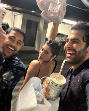 Anuja Joshi Instagram - What an incredible evening celebrating South Asians at the Oscars! Thank you to our hosts and all the people who worked to put this enriching event together. We’re out here, and we’re just getting started 🧿💪🏽🎞️🎥⭐️