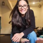 Anuja Sathe Instagram - Yes I wear glasses .. sometimes 🤓🤓😬 #oldglasses #spectacles #myfavouritepair
