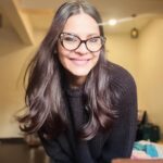 Anuja Sathe Instagram - Yes I wear glasses .. sometimes 🤓🤓😬 #oldglasses #spectacles #myfavouritepair