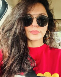 Anuja Sathe Instagram - Red vibes all day ❤️❤️