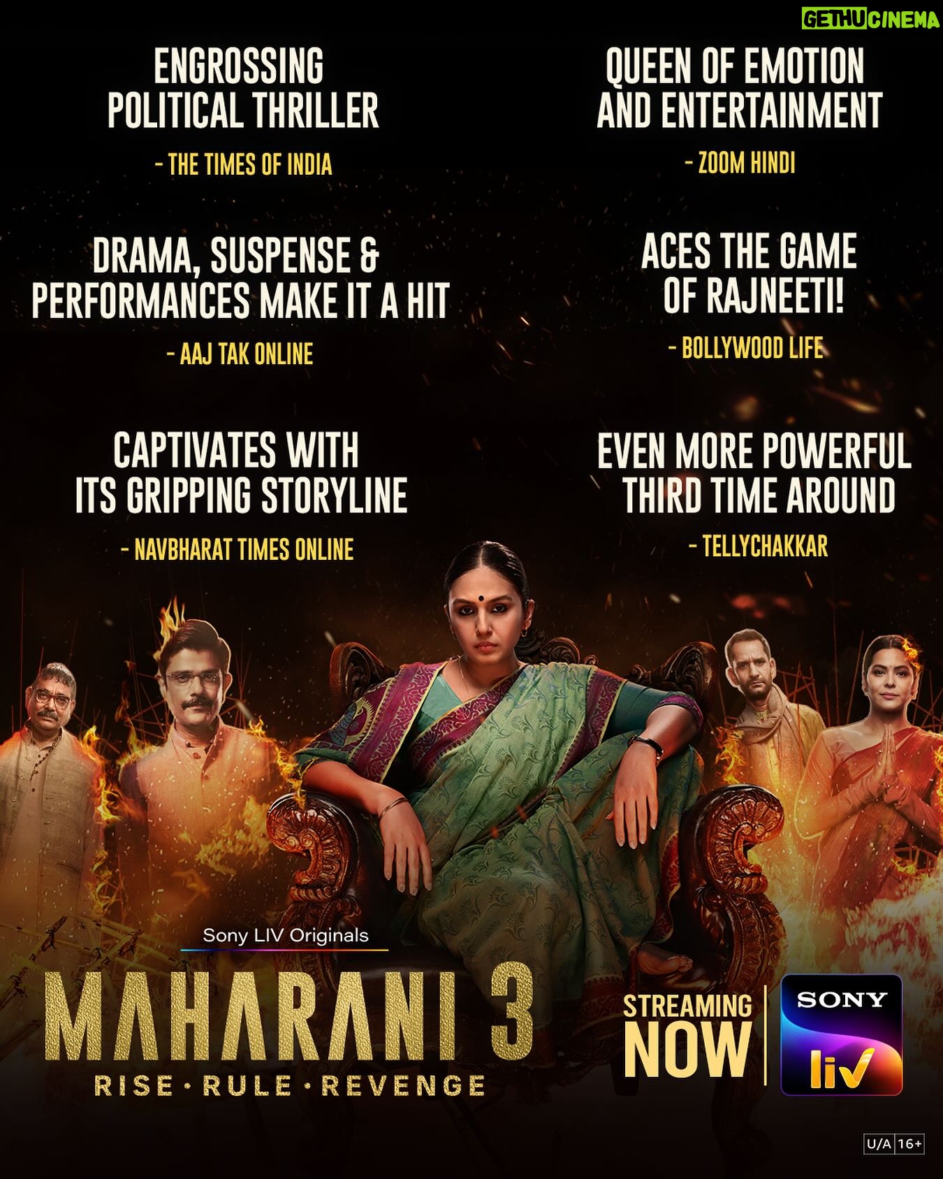 Anuja Sathe Instagram - Grateful for the words that celebrate our journey. Maharani 3 streaming now on SonyLIV. #MaharaniOnSonyLIV @sonylivindia @sonylivinternational @sirsubhashkapoor @iamhumaq @amit.sial @shah_sohum @dibyenduofficial @bhave.saurabh @vineetskumars @thepramodpathak @kantari_kanmani @sushilpandeyofficial @anujasatheofficial @jollynarenkumar @dkh09 @kangratalkies @umashankar.singh.7 #NandanSingh @mukeshchhabracc @castingchhabra @amoghdeshpande8 @kunalwalve @drsagargeetkar @rohitsharmacomposer @veerakapuree @singvikram.83 @mangeshdhakde @yatrikdave @ametvb @sanahkewal