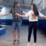 Anusha Hegde Instagram - #NeelaNilave 🤍 @anushahegde__official dancing with best after a long time ♥️🙌🏼💯🤟🏼 #RDX #aswathchandrasekar #vjaswath #anushaprathap #suntv #anandharagam #mrmanaivi #dance #mollywood #shanenigam #neerajmadhav #rdxmovie #trending #instareels