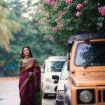 Anusha Hegde Instagram – The love fo this bgm never ends ❤️❤️⭐️⭐️⭐️⭐️⭐️⭐️
Saree: @music_is_why_we_have_ears 
Pc: @vijay.silvan 
Jewellery: @new_ideas_fashions 
Hairdo: @mahi_hairdo