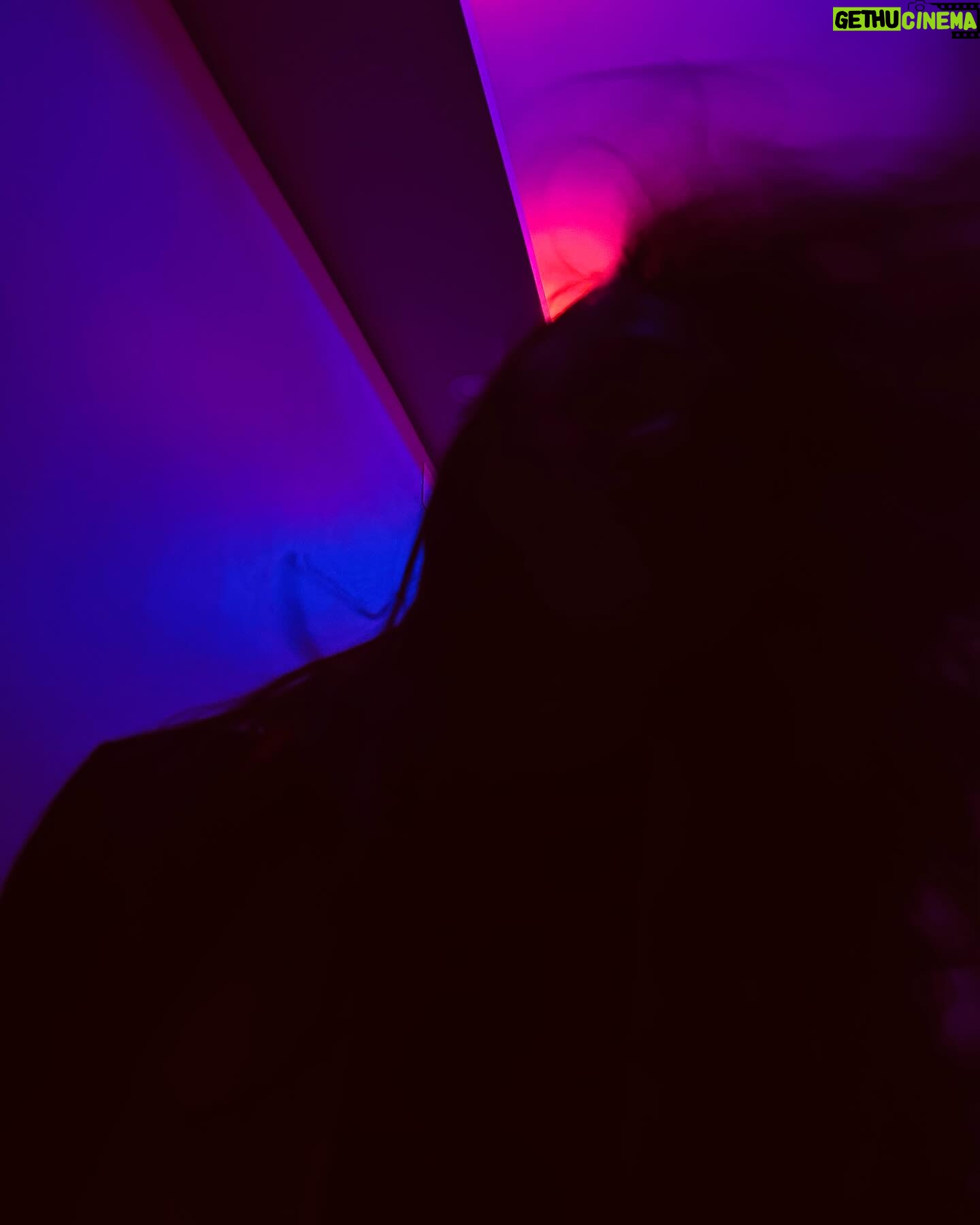 Anusha Viswanathan Instagram - Sometimes, I choose to exist only in a universe of my own creation. 💗 . . . #mood #vibes #love #fantasy #hope #wonder #magic #witchyvibes #trippylights #aesthetic #happiness #silhouette #music #lost #existence #universe #pisces #scorpiomoon #pinkandblue