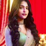 Anusha Viswanathan Instagram – #throwback to @starjalsha parivar awards! 🩵
.
.
.
#saree #sareenotsorry #event #tota #love #light #jttb #jolthoithoibhalobasha #fashion #aesthetic #mood #poser #turquoise #work #actor #fashionblogger #instablogger