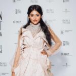 Anusha Viswanathan Instagram - BRICS International Fashion Summit Gala Dinner. 🩵 👗: @alokekumarsinghofficial 💝 . . . #fashion #food #dress #love #russia #travel #travelblogger #fashionblogger #bricsfashionsummit #moscow #russia #galadinner #wonder #wanderlust #traveller #dressedup