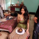 Anusha Viswanathan Instagram - Puppy Love. 🩵 . . . #birthday #happiness #moments #memories #joy #love #birthdayscenes #warmth #hope #magic #fashion #aesthetic #aesthetics #laughter #mypeople #grateful #birthdaydump #sareelove #bengali #petfriends #doggolove #cattolove #sareenotsorry #instablogger #lifestyleblogger