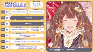 Anya Melfissa Instagram - 【WEEKLY SCHEDULE】

YT Channel: youtube.com/channel/UC727SQYUvx5pDDGQpTICNWg

Tags
General: #Anya_Melfissa
Fanart: #anyatelier
Fan name: #Melfriends
Livestream: #Liveissa

Note that fan submissions may be used in future activities.