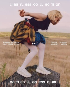 Aoi Yamada Instagram - NIKE LIMITLESS COLLECTION⁠
⁠
@doverstreetmarketginza⁠
@forgetmenots_official⁠
@the_foureyed⁠
⁠
#LIMITLESSCOLLECTION
#Nike @nike 

Photo @kizennn 
HairMakeup @rieshiraishi1220 
Styling @rumiko_koyama