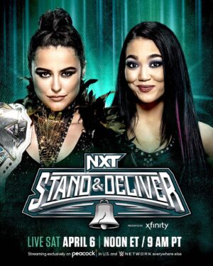 Aoife Cusack Instagram - @real_valkyria will defend her #WWENXT Women’s Championship against @roxanne_wwe at #StandAndDeliver!