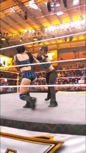 Aoife Cusack Instagram - @real_valkyria just attacked @tatumpaxley_wwe 😳 #WWENXT
