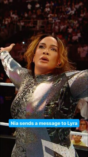 Aoife Cusack Instagram - Nia Jax sets her sights on more than just the Queen of the Ring! 👀 #SmackDown