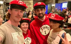 Aparna Brielle Instagram - thank you @unistudios we had such a blast! 🍄👑