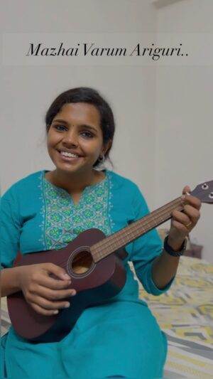 Aparna Narayanan Instagram - Picked up the ukulele to sing this song cos I think it’s going to rain like crazy 😜 what say, Chennai peeps???
Hope you like my cover ❤️ do share your feedback in the comments section below ☺️

#joshuasridhar @suzanne_dmello 
@nithyamammen @nameisnani 

#rain #mazhai #cover #singer #singersofinstagram #chennai #chennairains #music #aparnanarayanan

[ rain, Chennai, mazhai, beauty, Wednesday, climate, love, music cover, ukulele, tamil, kollywood, cover, nature ]