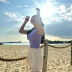 Apple Chan Instagram - Nothing can stop me from the sun,sand and sea because I have Apondle50 protecting me from the strong UV! #apondle50 #apondleforyou #bestsunblock #sg