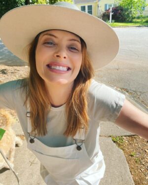April Bowlby Instagram - “Joy is not made to be a crumb” ~ Mary Oliver —- 🐭🍪

🌻Spring Collection 🐝 @christydawn 
#regenerativefarming #spring 🌱#farmtocloset 🌏