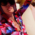 April Bowlby Instagram - Love a hoodie. Love a swimsuit. What do you call this awesome piece, a swoodie? Thank you @coverswim 💞