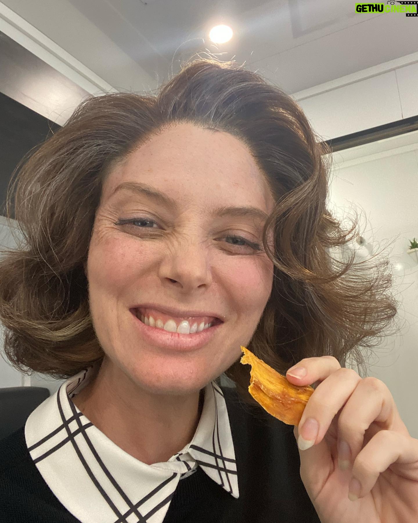 April Bowlby - 12.4K Likes - Thanks @le0themua for my scratch & sniff. Scratch & popper …..stretch and stipple!!!!!! #ritaforever #agingmakeup #doompatrol
