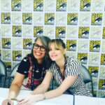 April Bowlby Instagram - Sooo much fun with @sarahjeannesmiles #comicon2019
