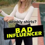 April Bowlby Instagram – You will NOT believe my solution for wrinkled shirts and pants. Hehehehehe 😉🎈🎈🎈☁️🌦️🌥️🌤️