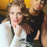 April Bowlby Instagram - Backstage with Cyborg & Rita 📸 by @dianexguerrero 💄🧩🦾 #dcuniverse